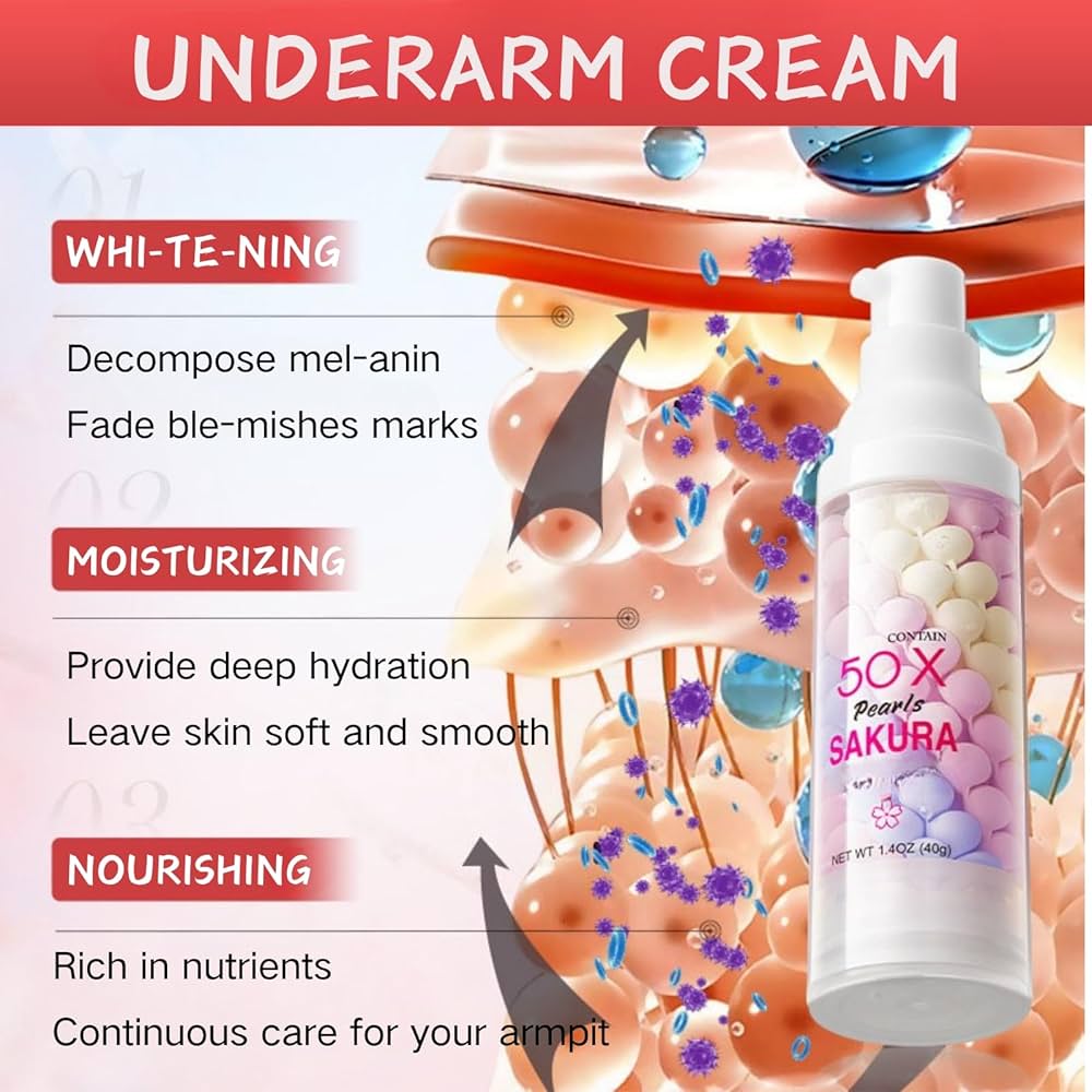 Amazon.com : Sakura Skin Wh-ite-ning Cream Women